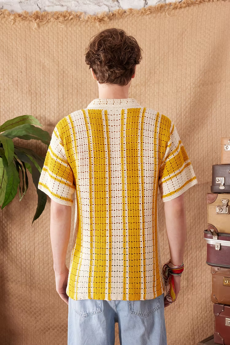 Strip Crochet Shirt