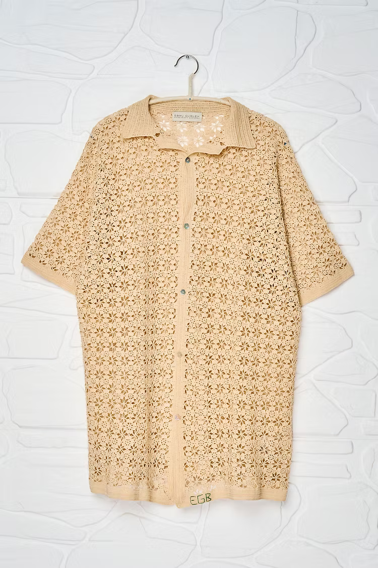 Passiflora Lace Crochet Shirt