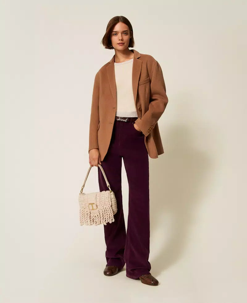 Five-pocket corduroy trousers