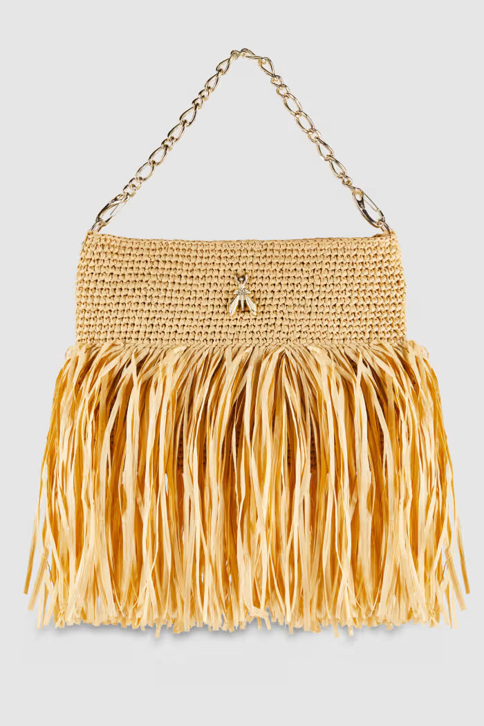 Woven shoulder bag