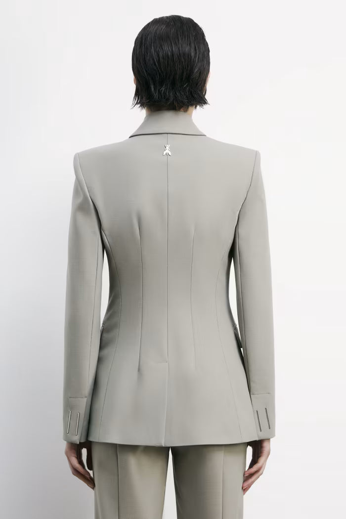"ESSENTIAL" double-breasted blazer