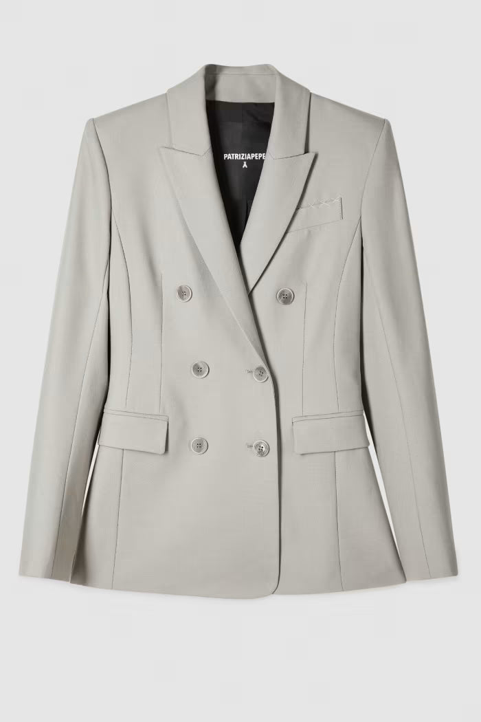 "ESSENTIAL" double-breasted blazer