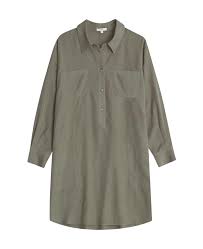 Tencel shirt dress