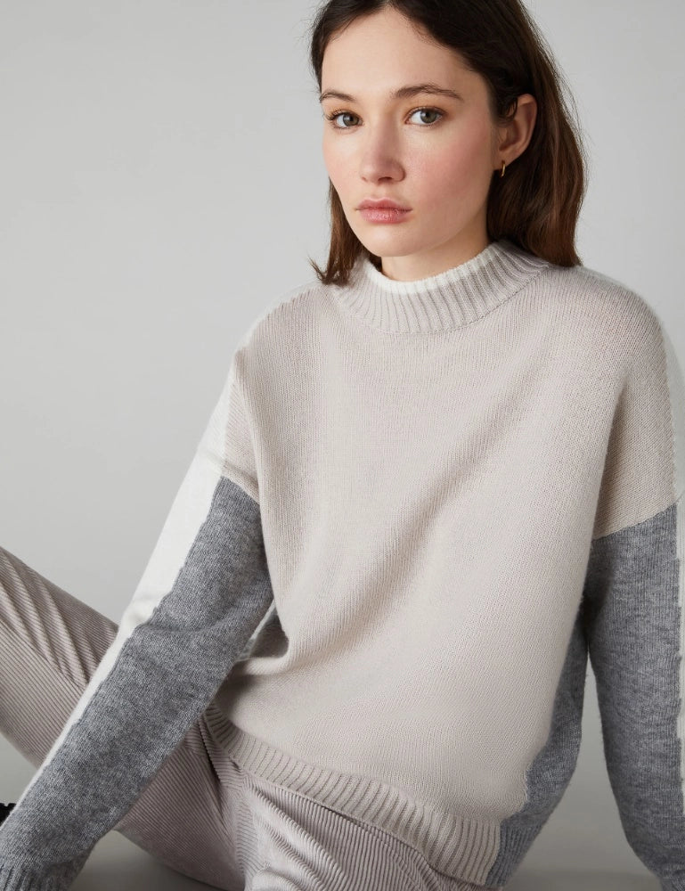Three Colour Wool Sweater