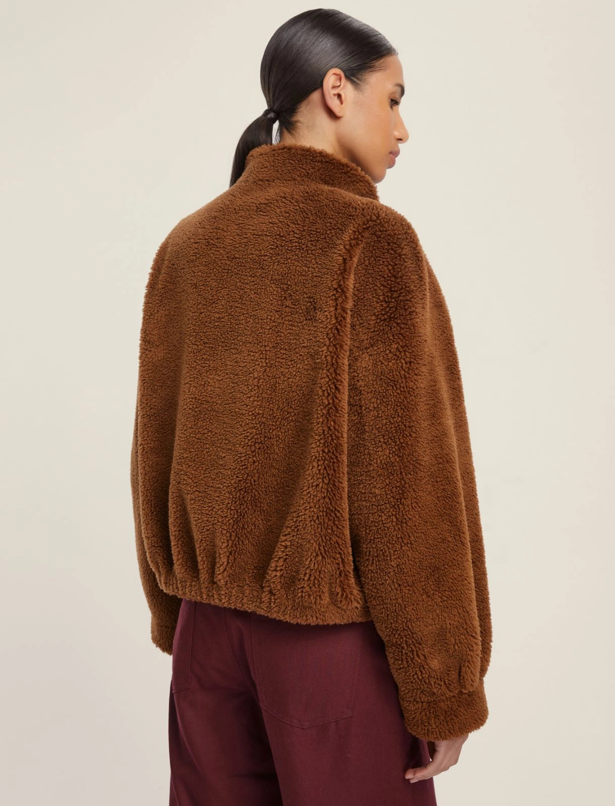 Reversible bomber jacket