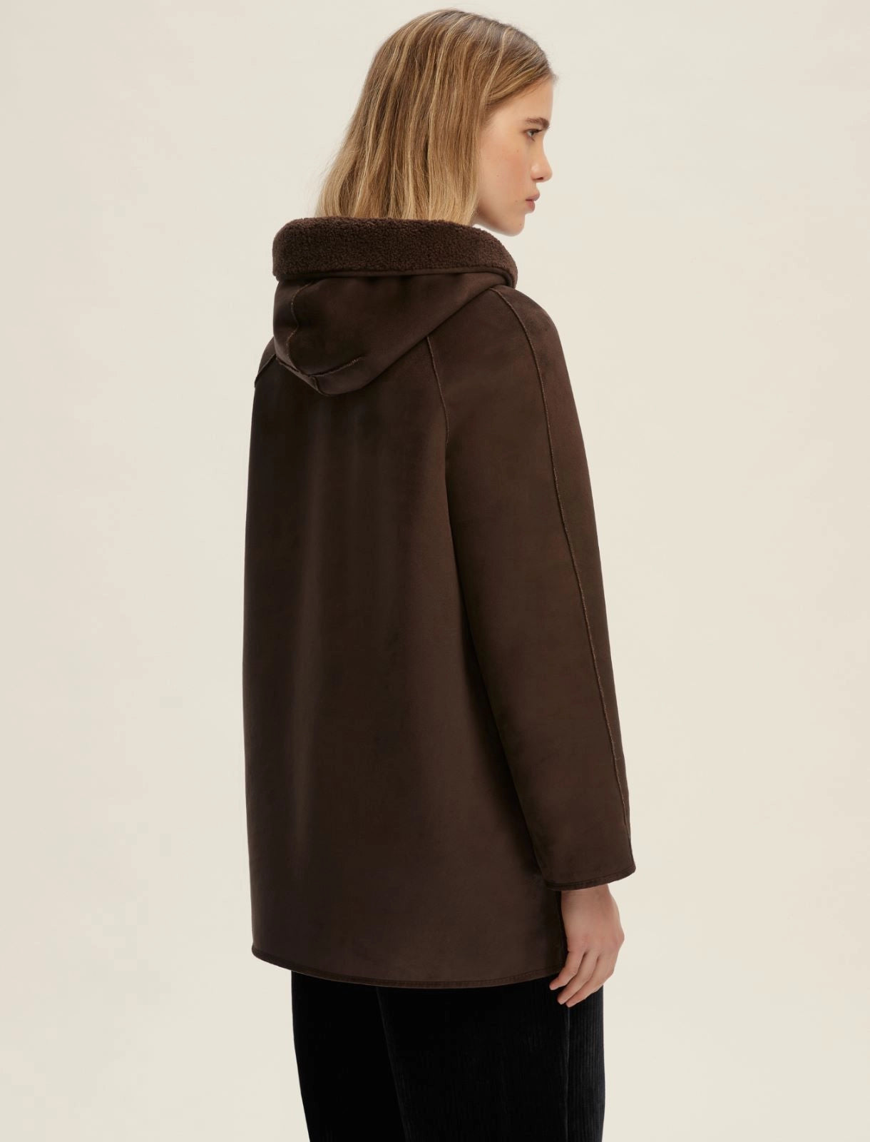 Reversable pea coat