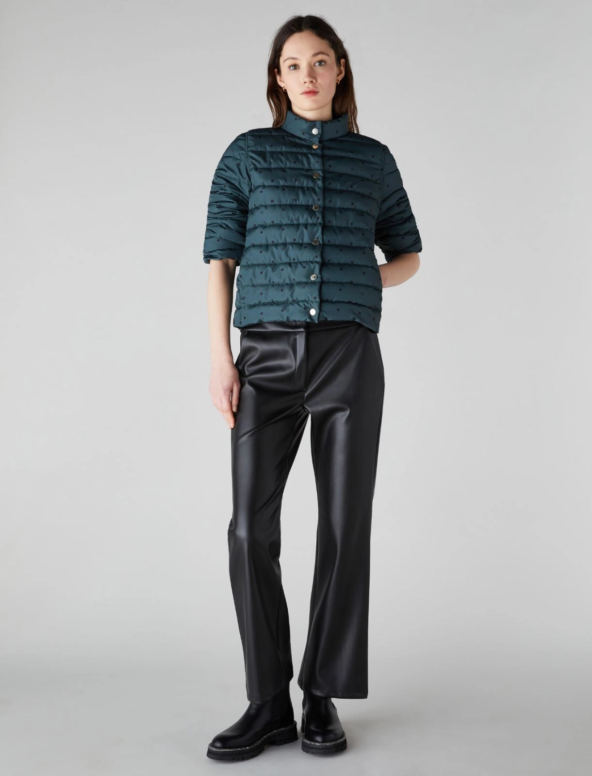 Reversible Cropped Down Jacket