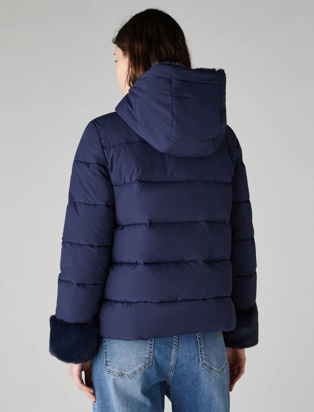 Puffer Jacket With Drawstring