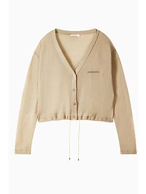 Pure wool super-light cardigan