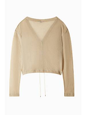 Pure wool super-light cardigan