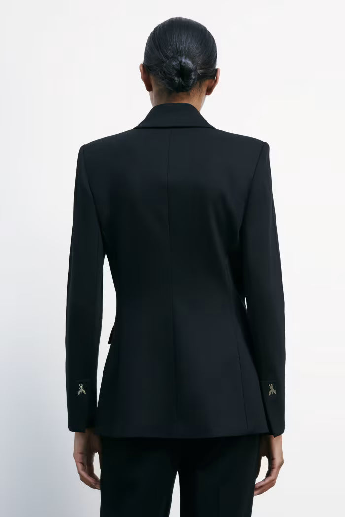 Double-breasted jacket with Fly rivets