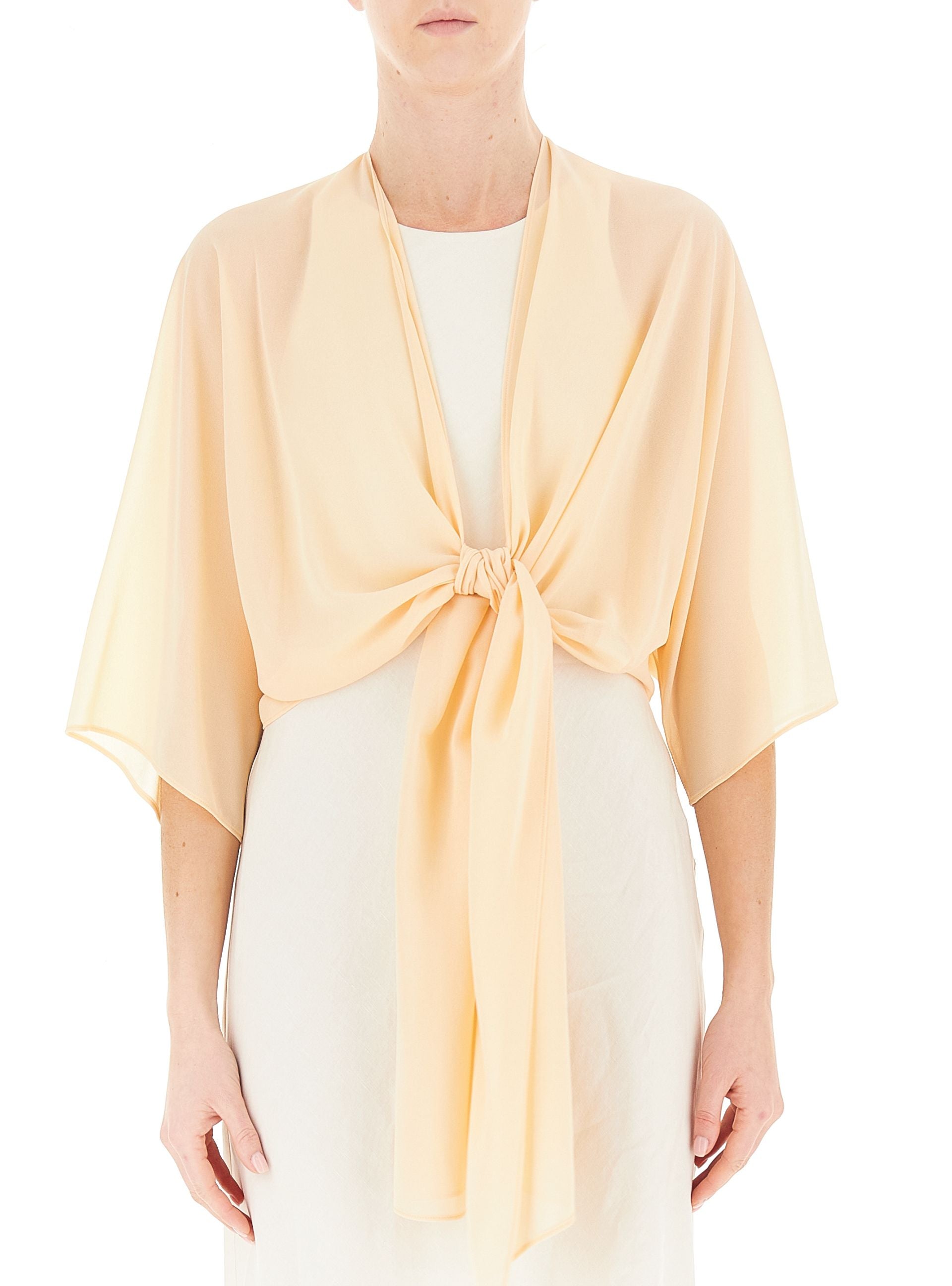 Ultra-light chiffon cape