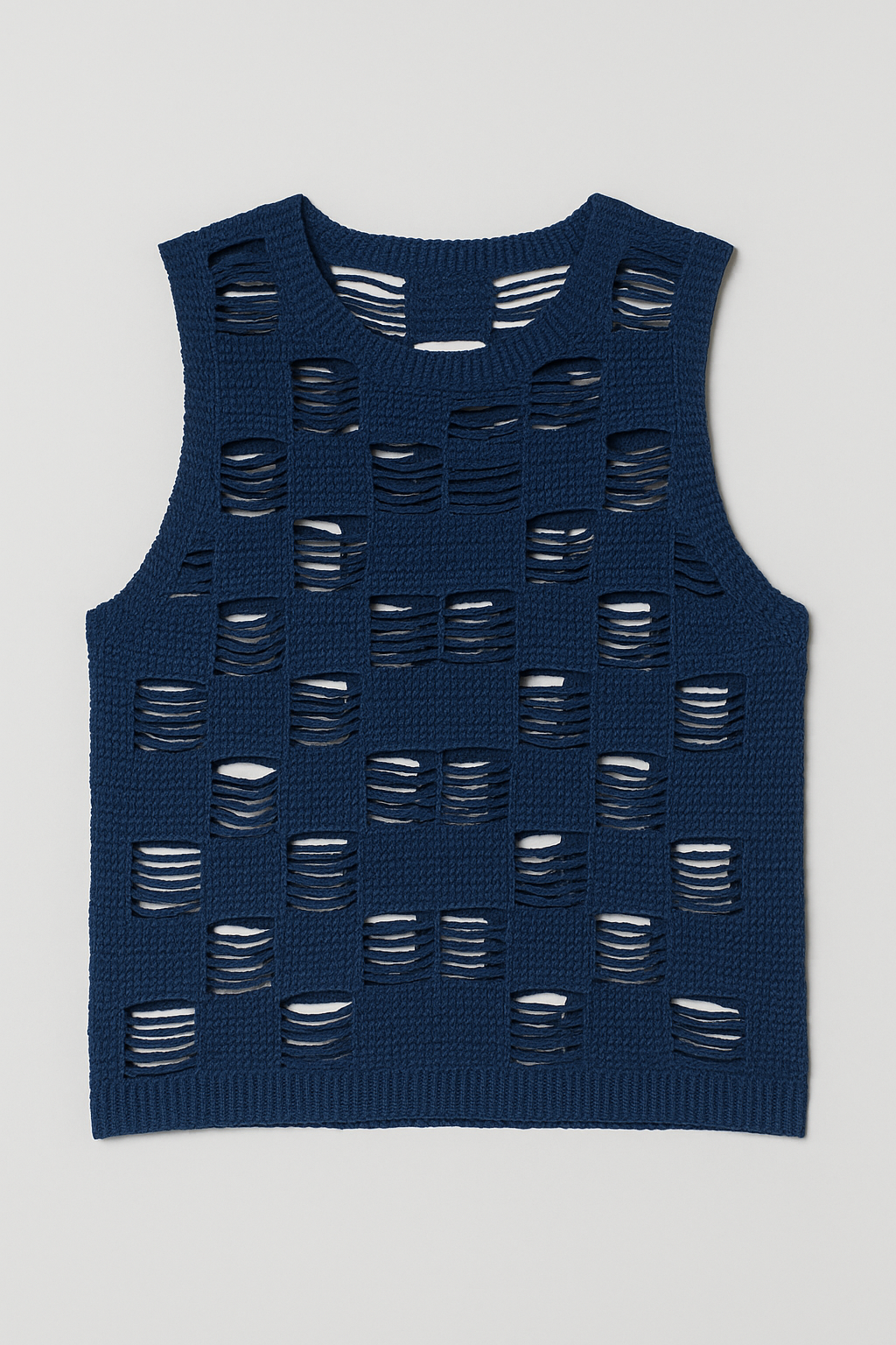 Ripped Crochet Tank Top