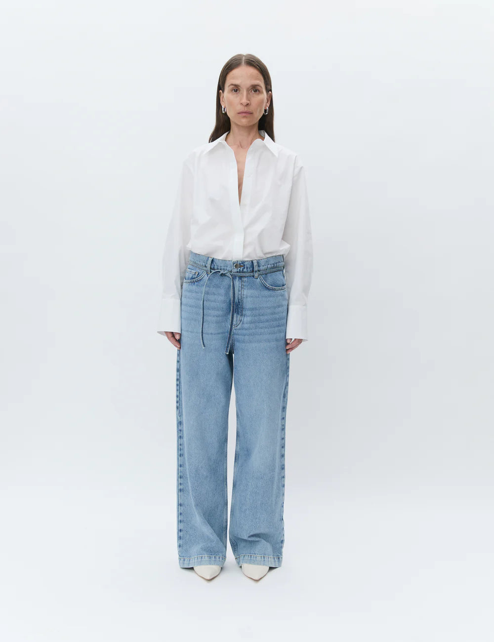 Camisa oversize blanca Christiane 