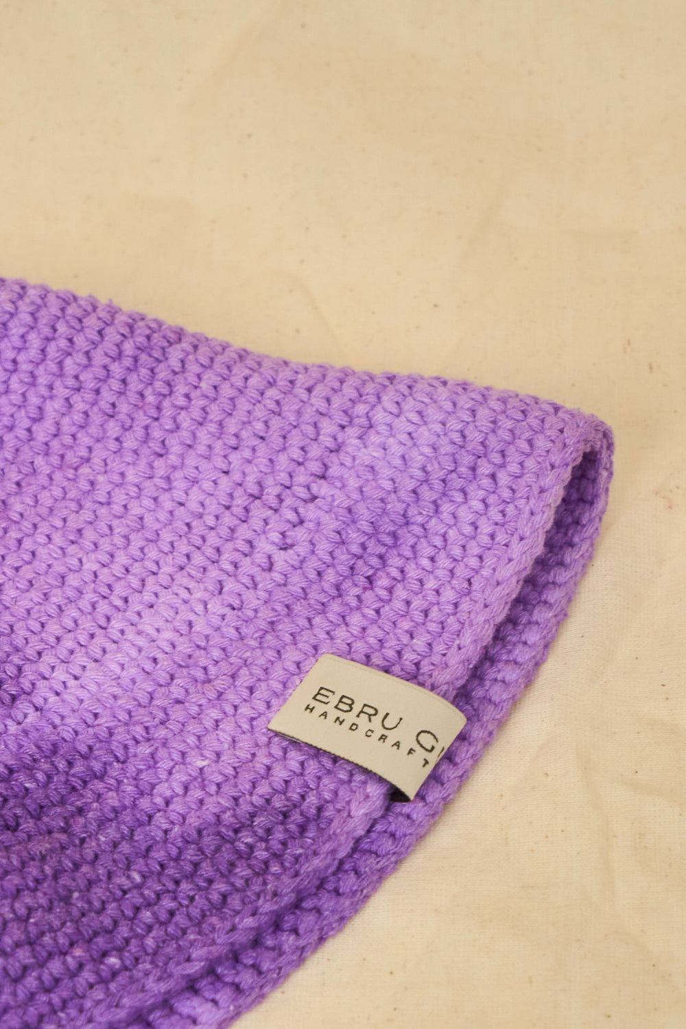 Blueberry Hand-dyed Crochet Bucket Hat