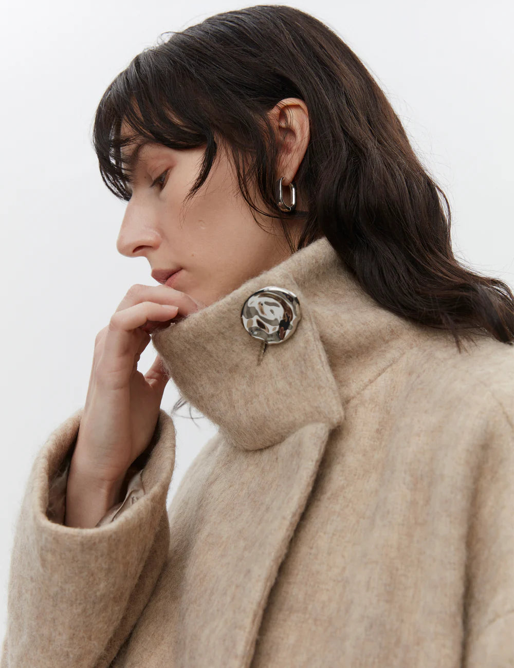 Keaton Fluffy Wool Coat