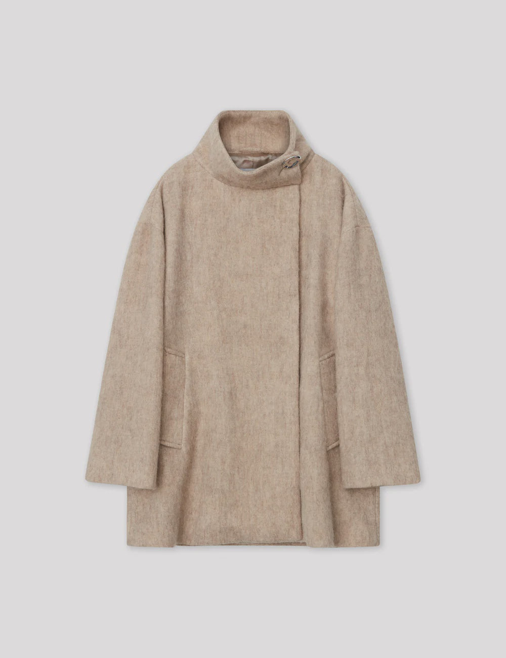 Keaton Fluffy Wool Coat
