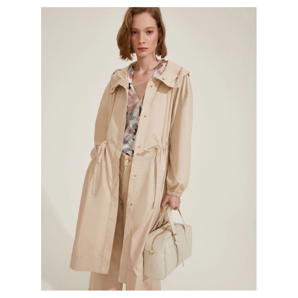 Pasqua Hooded Drawstring Raincoat