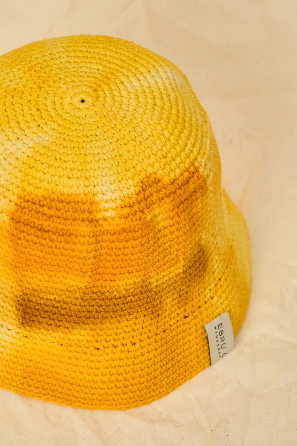 Pineapple Hand-dyed Crochet Bucket Hat